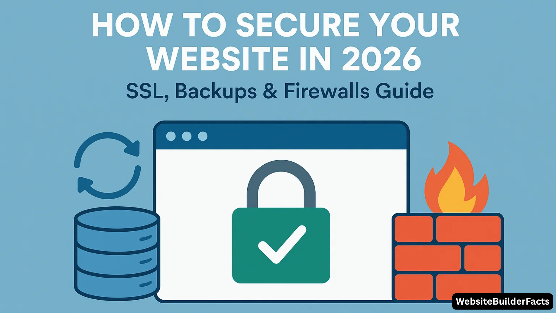 How to Secure Your Website in 2026 SSL, Backups & Firewalls Guide ...