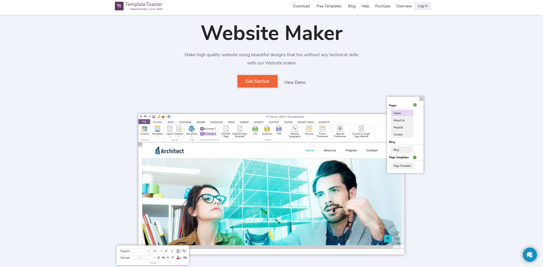 templatetoaster website maker