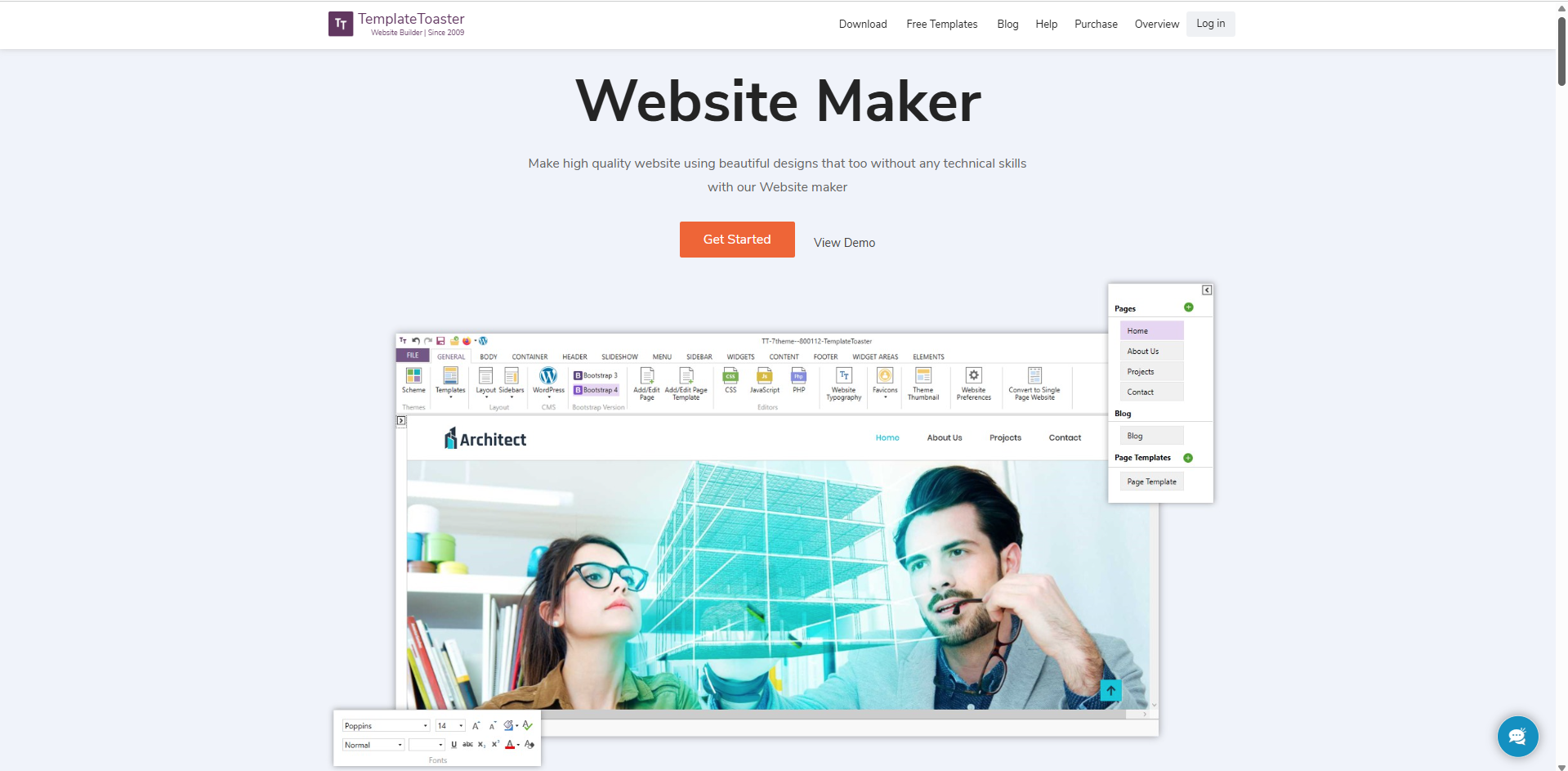 templatetoaster website maker