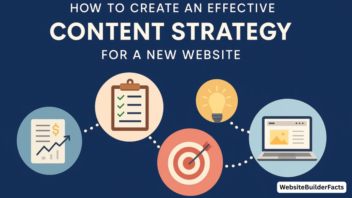 How to create an effective content strategy for a new website